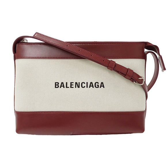 BALENCIAGA Beige Leather Shoulder Bag - Picture 1 of 10